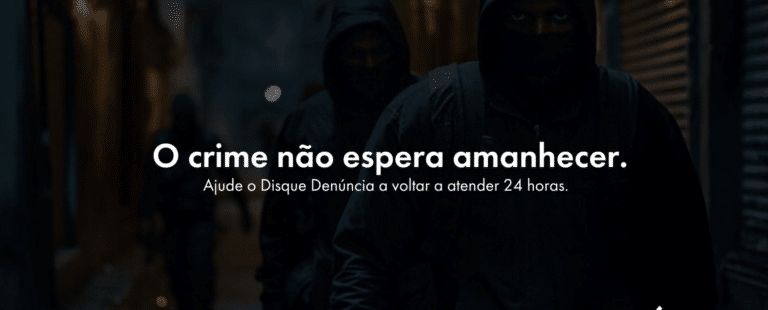 Nova campanha do Disque Denúncia pede ajuda para serviço voltar a funcionar 24 horas