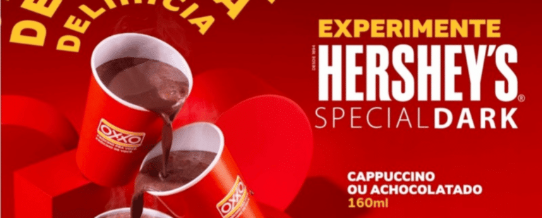 Oxxo, Gran Coffee e Hershey’s se unem para lançamento de bebidas exclusivas