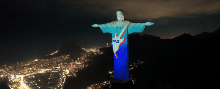 Rock in Rio comemora aniversário com ação emocionante no Cristo Redentor