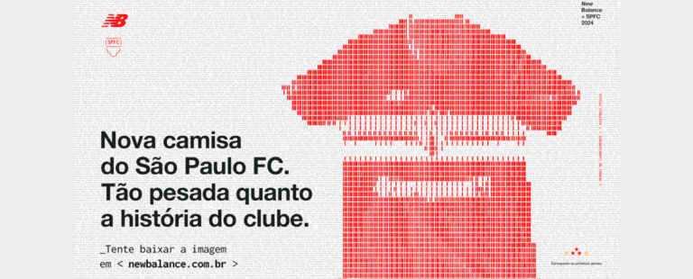 Com ação assinada pela Le Pub, São Paulo FC apresenta seu novo uniforme “tão pesado” que fica impossível baixar a imagem
