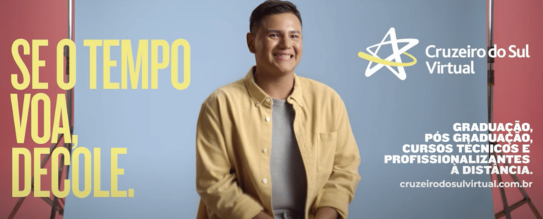 Em nova campanha, Cruzeiro do Sul Virtual conta histórias de alunos que mudaram de vida com o ensino superior