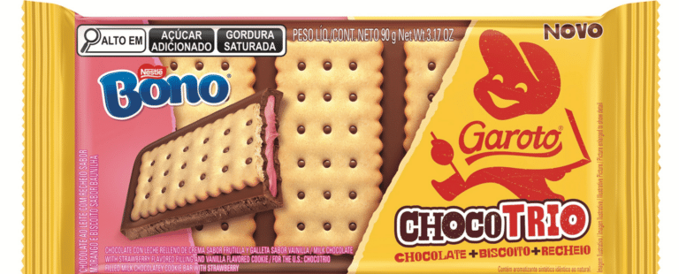 Garoto® inova e lança Choco Trio em collab com Negresco e Bono