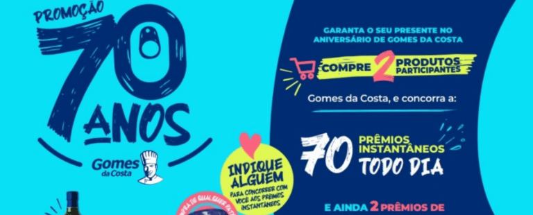 Gomes da Costa faz 70 anos e sorteia R＄ 140 mil na Quaresma