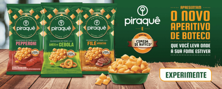 Piraquê e GOL promovem ação para experimentação de snacks em voos