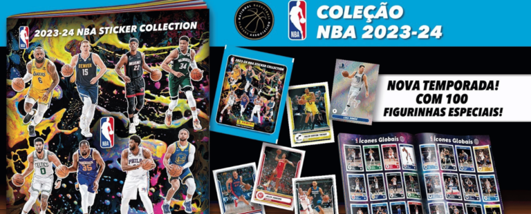 Panini apresenta álbum de figurinhas oficial da NBA 2023-2024