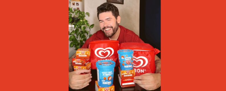 Comprador nº 1 de novo sorvete Kibon é contratado como influenciador da marca