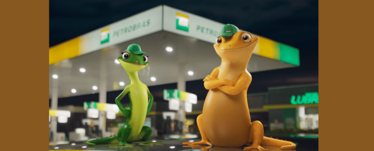 Postos Petrobras anunciam mascotes como estrelas da campanha publicitária