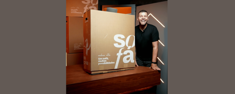 Parceria de Marketing: Sofá na Caixa e Victor Sarro transformam a experiência de compra de móveis com entretenimento digital