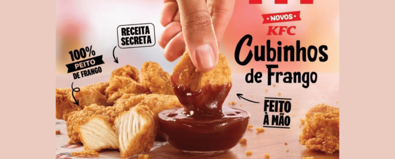 KFC amplia o cardápio e lança “Cubinhos de Frango”