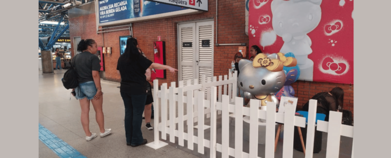 Linha Hello Kitty and Friends, da Pet Society em parceria com a Sanrio realiza ativação na Barra funda