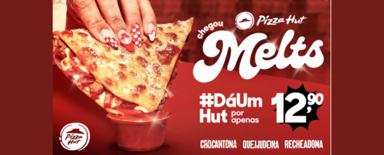 Pizza Hut lança Melts e aposta em nova ocasião de consumo, focada em sanduíches