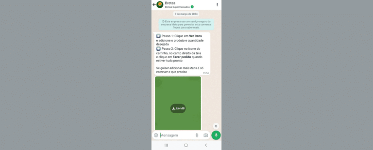 Bretas Supermercados inaugura loja on-line integrada ao WhatsApp