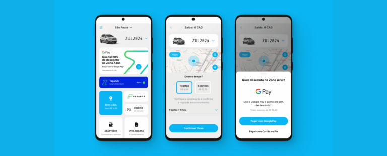 Motoristas que pagarem a Zona Azul via Google Pay terão 20% de desconto em São Paulo e mais 17 cidades