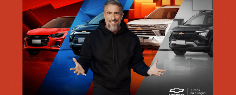 Marcos Mion apresenta de forma inusitada portfólio da Chevrolet