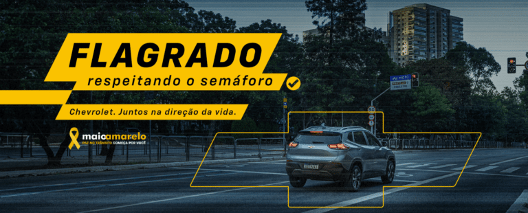Chevrolet alerta sobre atitudes corretas no trânsito para reforçar segurança durante Maio Amarelo
