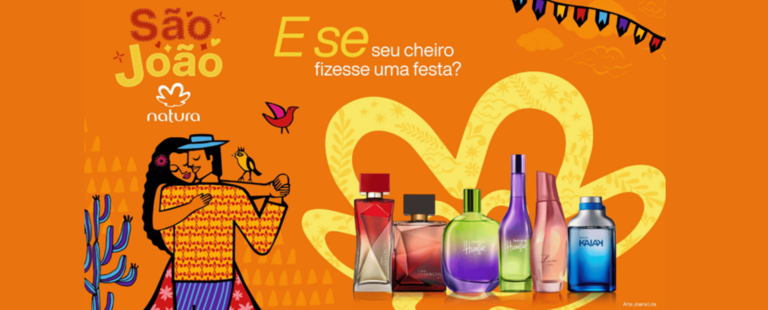 Natura patrocina festejos juninos em Campina Grande e comemora favoritismo de perfumaria no Nordeste