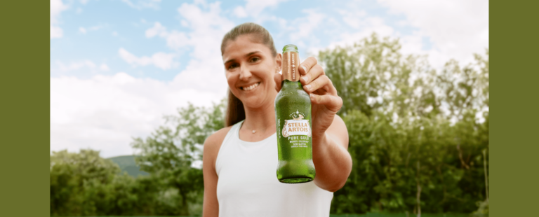 Stella Pure Gold faz sua estreia no tênis com Bia Haddad como embaixadora e celebra as conexões dentro e fora de quadra