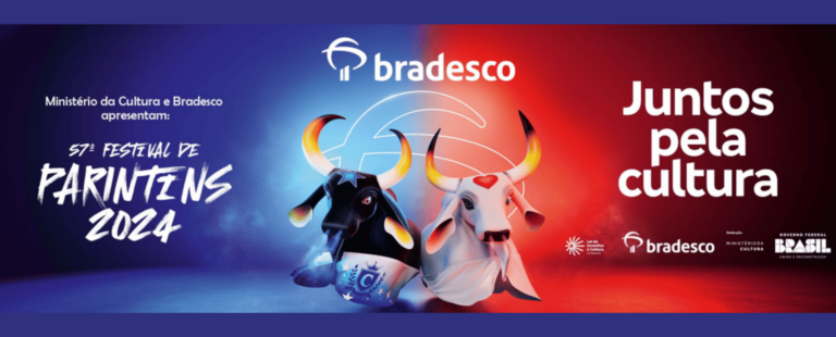 Bradesco reúne cunhãs-porangas dos Bois Garantido e Caprichoso para celebrar duas décadas no Festival de Parintins