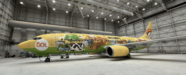 GOL e Mauricio de Sousa Produções apresentam “o mió da roça” em avião temático do Chico Bento