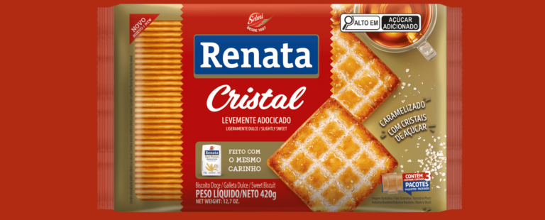 Selmi amplia a linha Renata com o lançamento do biscoito Cristal