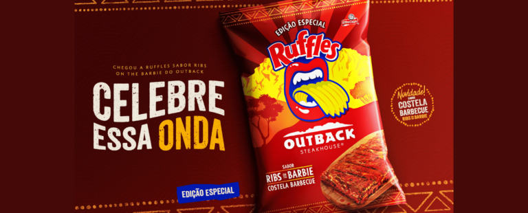 RUFFLES® e Outback lançam campanha “Celebre essa onda” para anunciar sabor de Snack e Hambúrguer Exclusivos