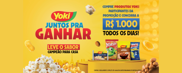 Nova campanha da Yoki celebra momentos para torcer em casa com snacks