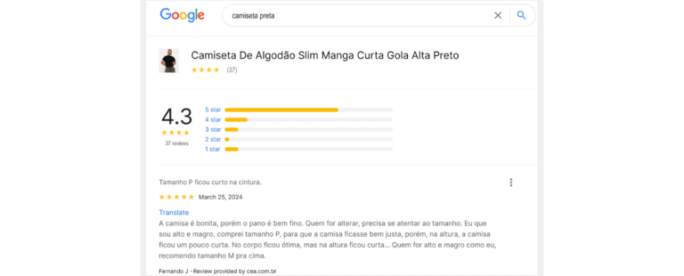 Google integra avaliações do Reclame AQUI à plataforma de Shopping no Brasil