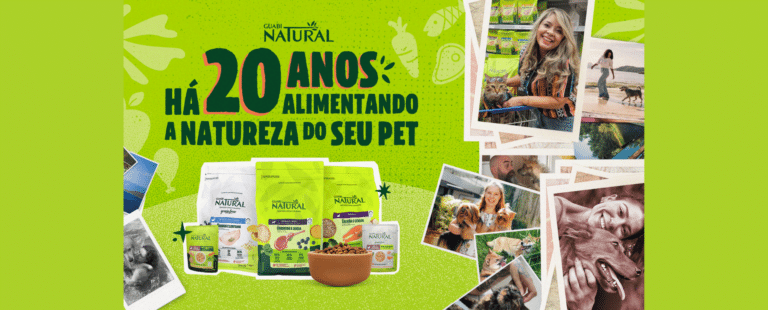 Guabi Natural, da BRF Pet, lança campanha com histórias reais para comemorar os 20 anos da marca