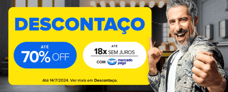 Mercado Livre anuncia Descontaço com até 70% off em milhares de produtos
