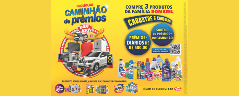 Bombril lança promoção “Caminhão de Prêmios” em parceria com João Silva
