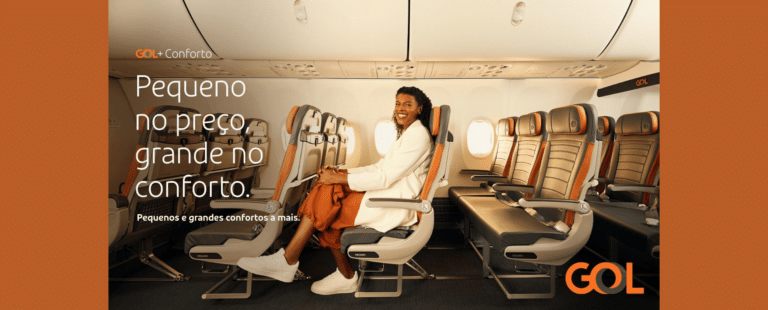 GOL lança campanha “Pequenos e grandes confortos a mais” para divulgar seus assentos GOL+ Conforto