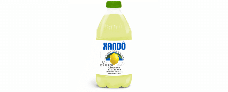 Xandô lança embalagem 1,5 litro do suco de limonada siciliana