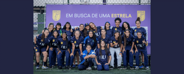 Nubank anuncia patrocínio master para projeto social de futebol feminino