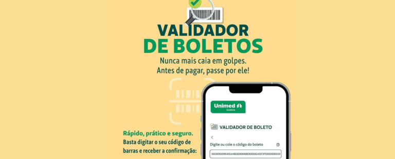 Inovação contra fraudes: Unimed Goiânia lança nova tecnologia de “Validador de Boletos”