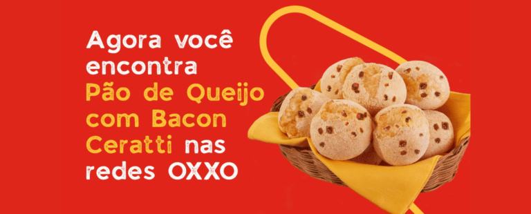 Ceratti e OXXO apresentam um novo sabor de Mini Pão de Queijo com Bacon