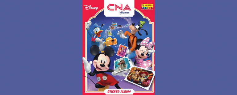 CNA Idiomas lança álbum de figurinhas em parceria com a Disney para celebrar o mês das crianças