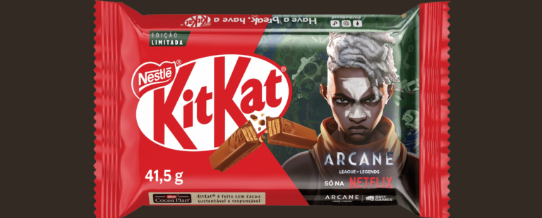 KITKAT® lança embalagens comemorativas inspiradas na série animada de sucesso Arcane, da Riot Games