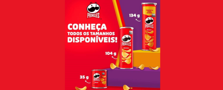 Pringles® individual e para compartilhar: diferentes tamanhos são apostas para continuar crescendo duplo dígito