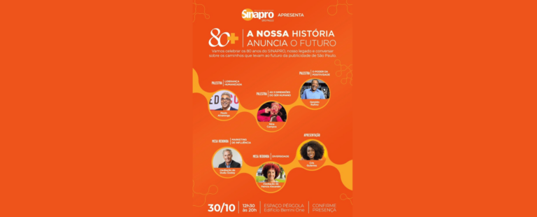 Sinapro-SP comemora 80 anos focado no futuro da publicidade