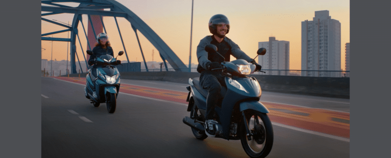 Honda Motos lança campanha que exalta a liberdade de quem “leva a vida numa Honda”
