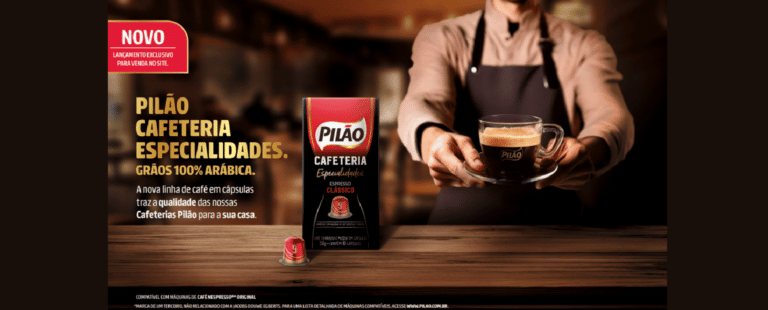 Café Pilão lança a nova linha de cápsulas Pilão Cafeteria e embalagem comemorativa de Natal