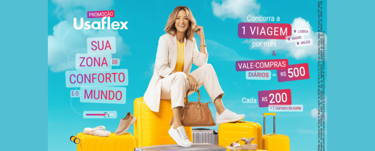 Com Ticiane Pinheiro e influenciadoras, Usaflex lança sua primeira promoção que levará o conforto da marca pelo mundo