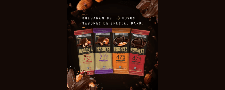 HERSHEY’S lança novos sabores da linha Special Dark, ampliando a experiência sensorial do consumidor