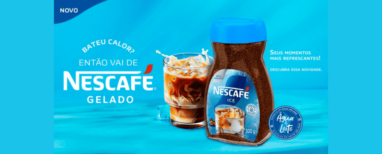 NESCAFÉ® reforça pioneirismo do café solúvel com lançamento de produto inédito na categoria, para preparo em água ou leite gelado