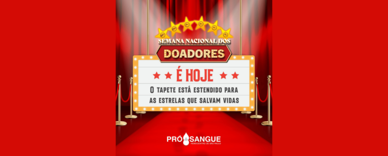 Amper e Fundação Pró-Sangue celebram a Semana Nacional do Doador de Sangue com a campanha “Semana das Estrelas”