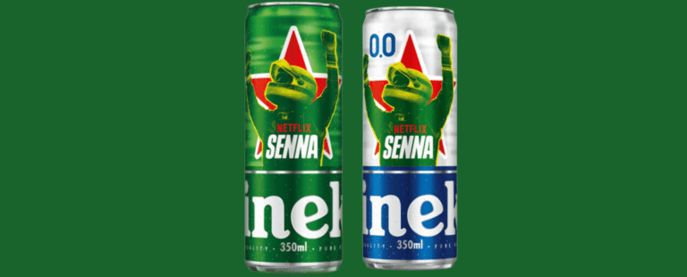 Heineken® anuncia latas especiais em celebração à minissérie Senna, da Netflix