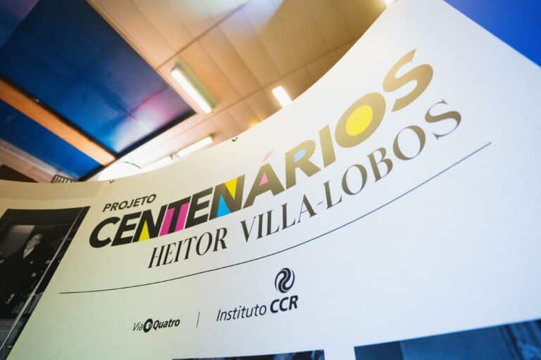 Grupo CCR celebra a vida e a obra de Heitor Villa-Lobos com mostra na Estação Pinheiros, da Linha 4-Amarela