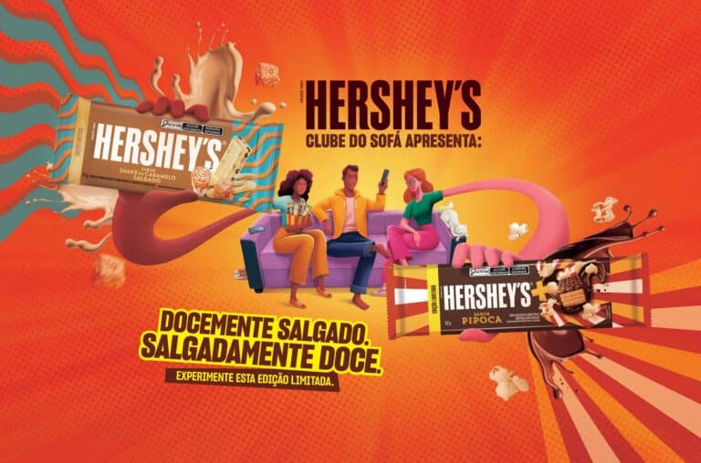 Novos sabores de edição limitada Hershey’s: Wafer + Sabor Pipoca e Barra sabor Shake de Caramelo Salgado