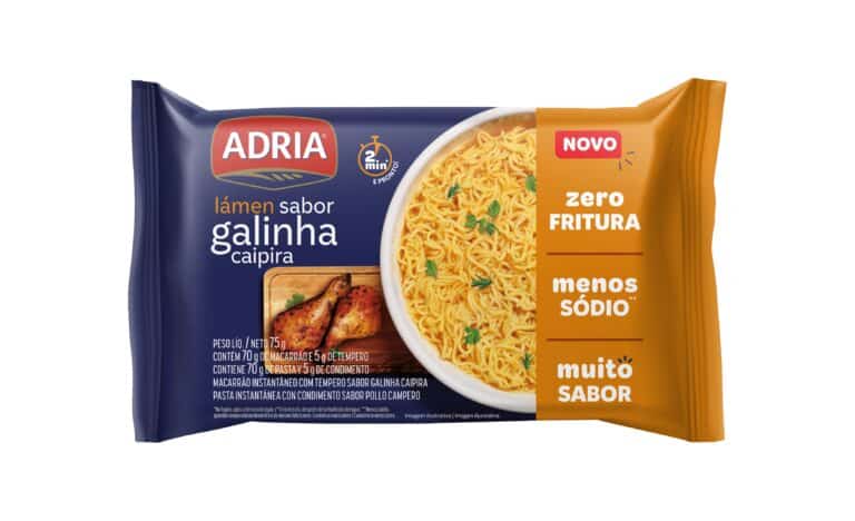Adria e iFood promovem ação de sampling de Lámen Zero Fritura
