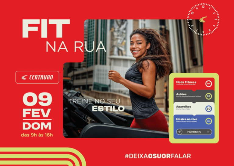 Centauro cria academia gigante ao ar livre na Avenida Paulista